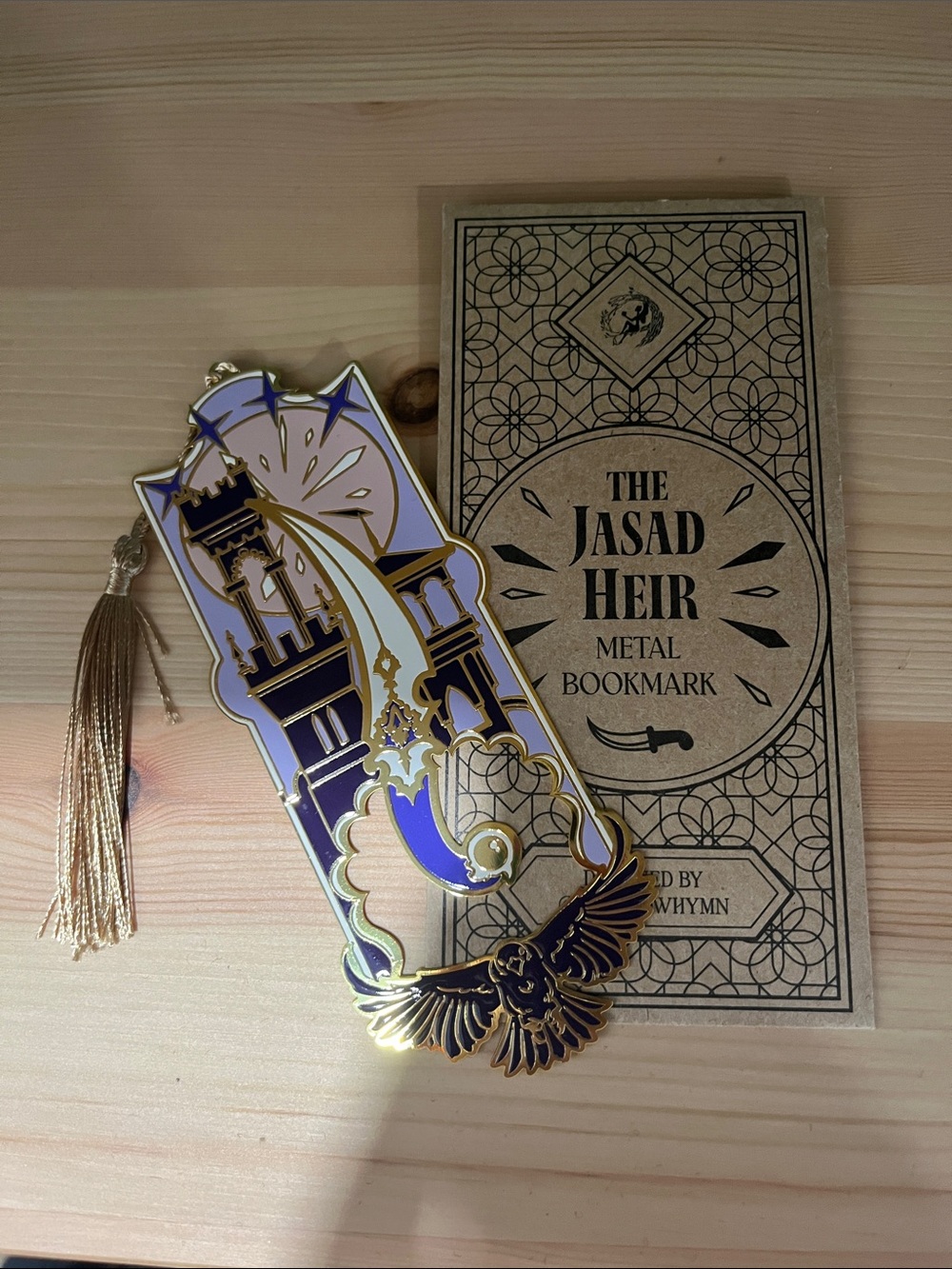 The Jasad Heir Metal Bookmark